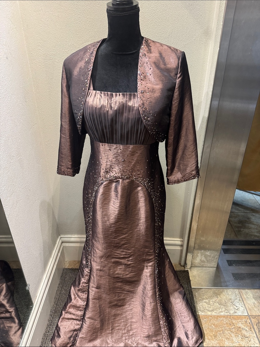 Women gown with jacket